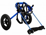 ウェルシュ・テリアにぴったりの【K-9社製】後脚用車椅子スタンダードL（22〜30kg）ブルー